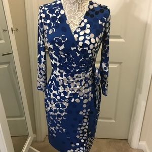 Lovely Faux Wrap Dress